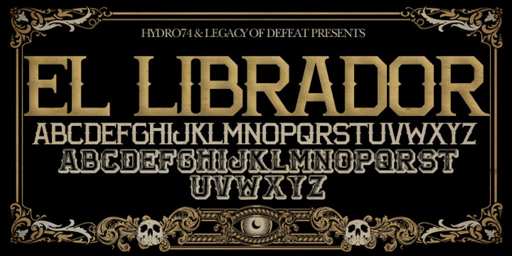 H74 El Librador font
