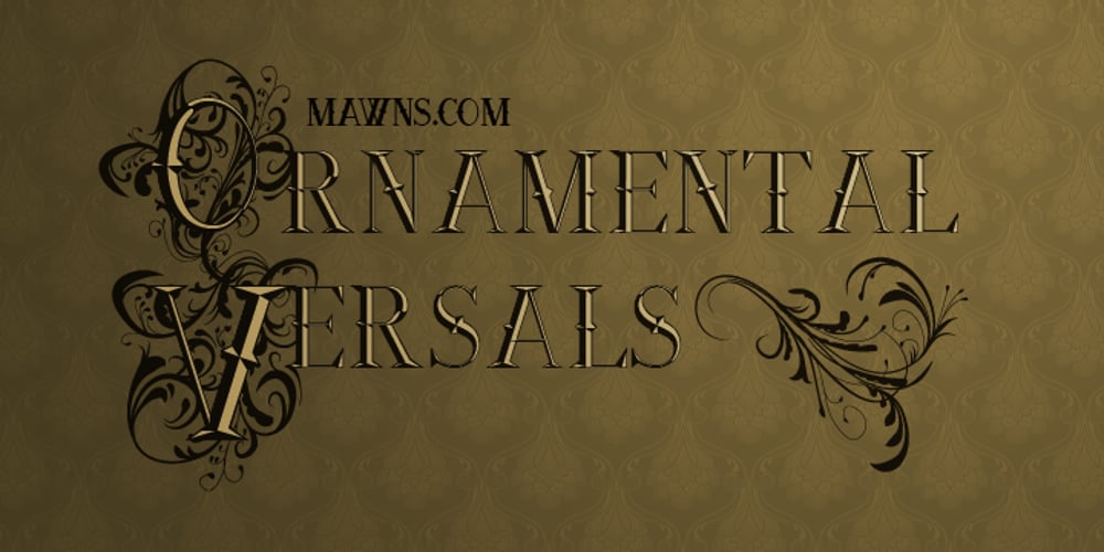 Ornamental Versals font
