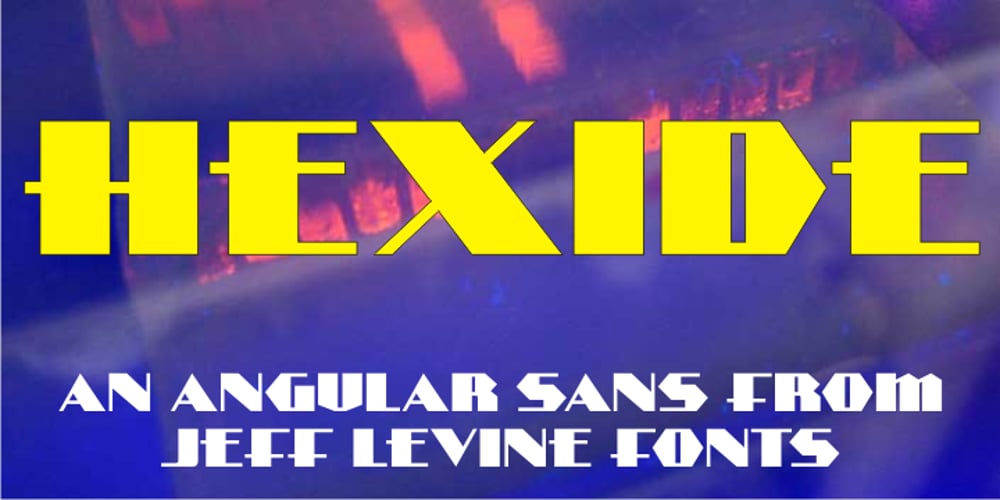Hexide JNL font