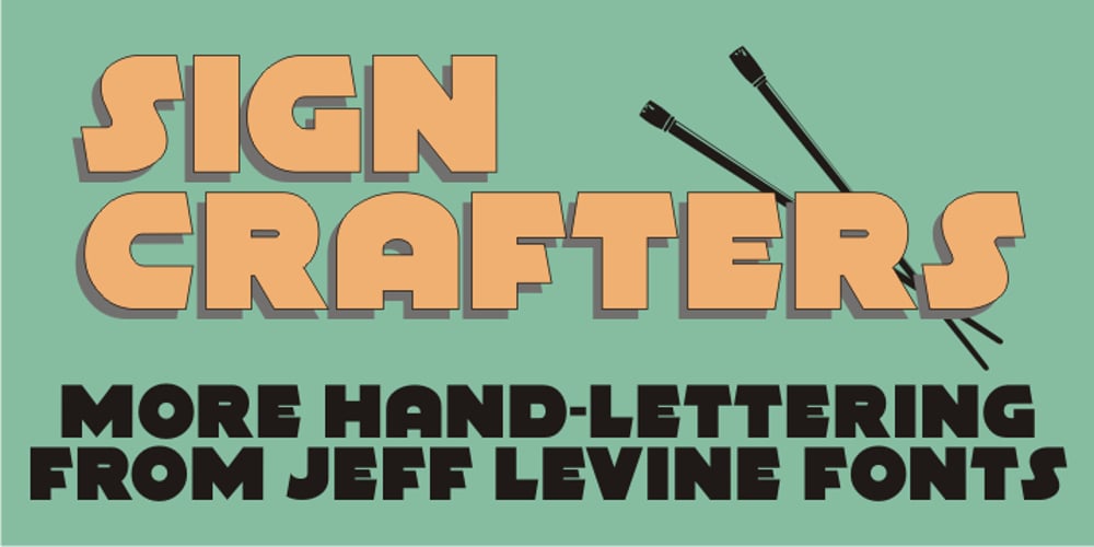 Sign Crafters JNL font