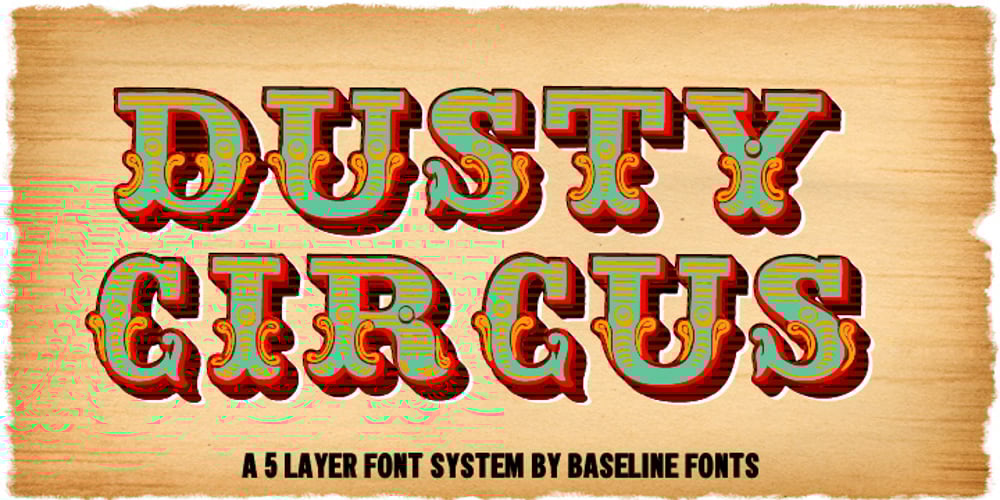 Dusty Circus font