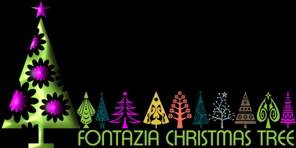 Fontazia Christmas Tree font