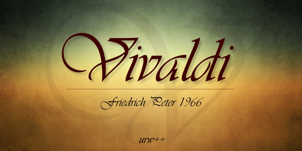 Vivaldi font
