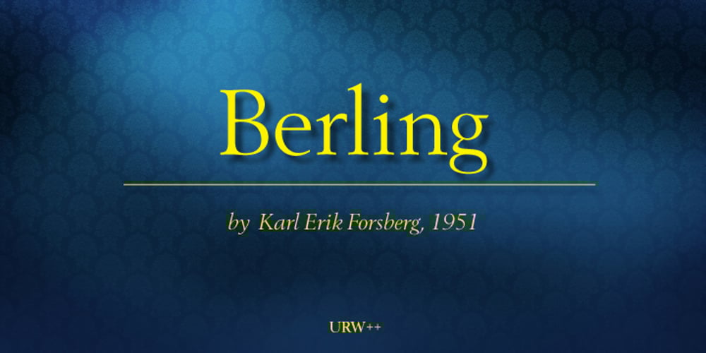 Berling font