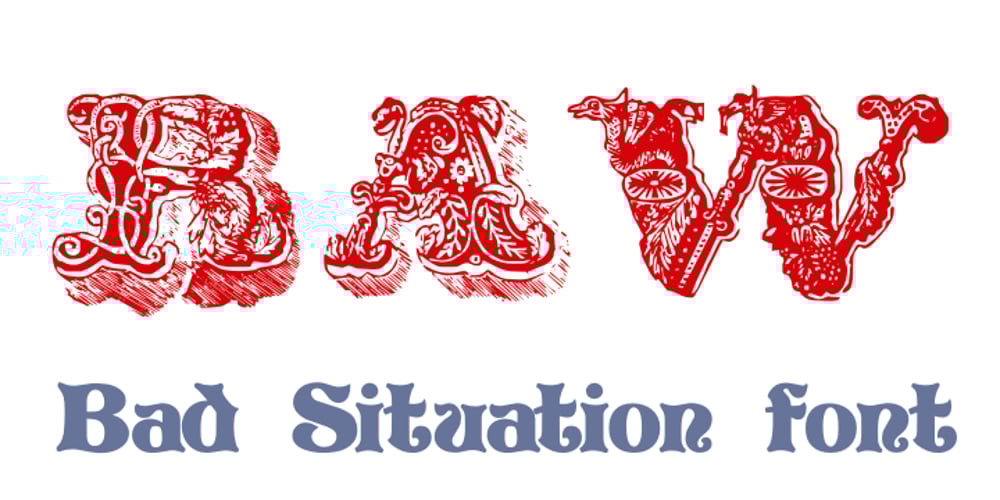 Bad Situation font