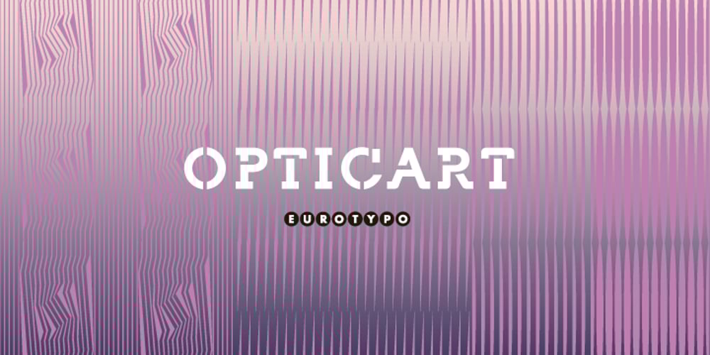 Optic Art font