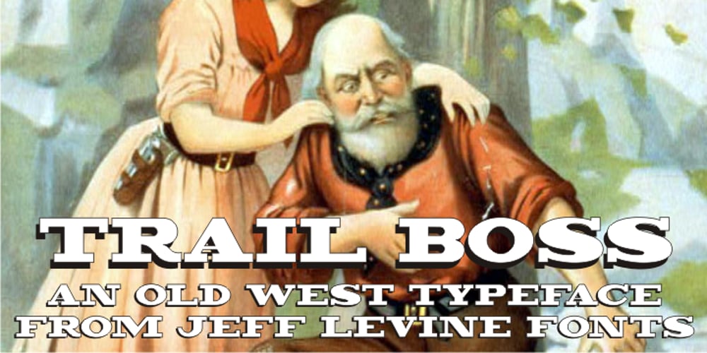 Trail Boss JNL font