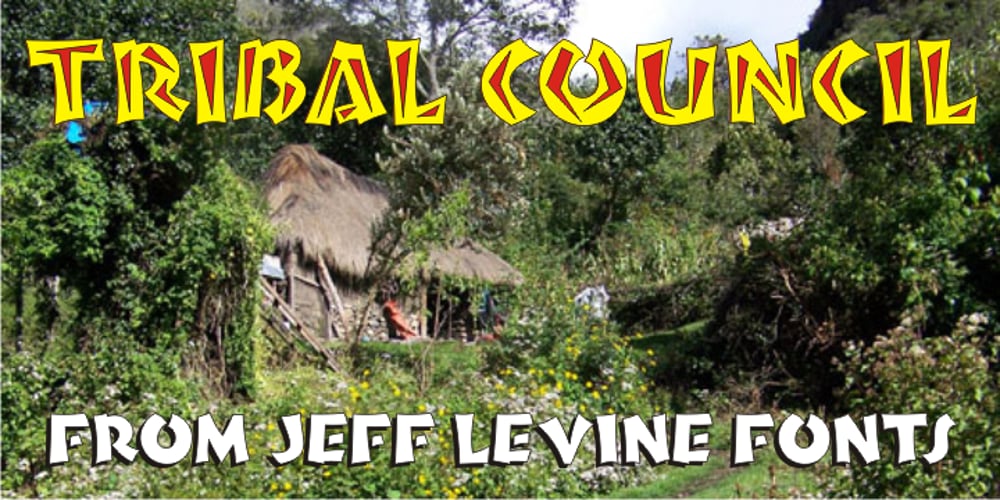 Tribal Council JNL font
