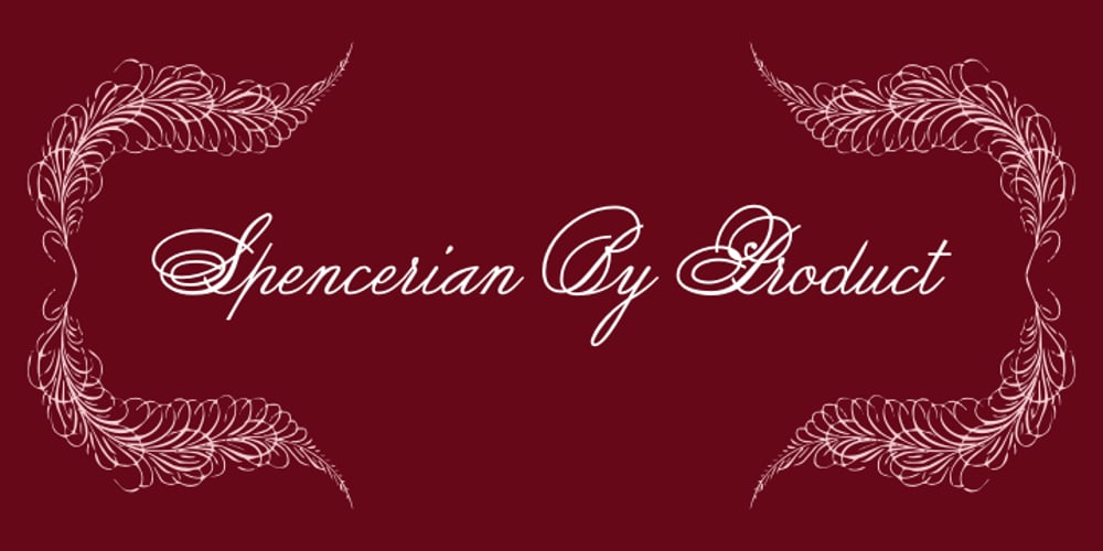 Spencerian By Product font
