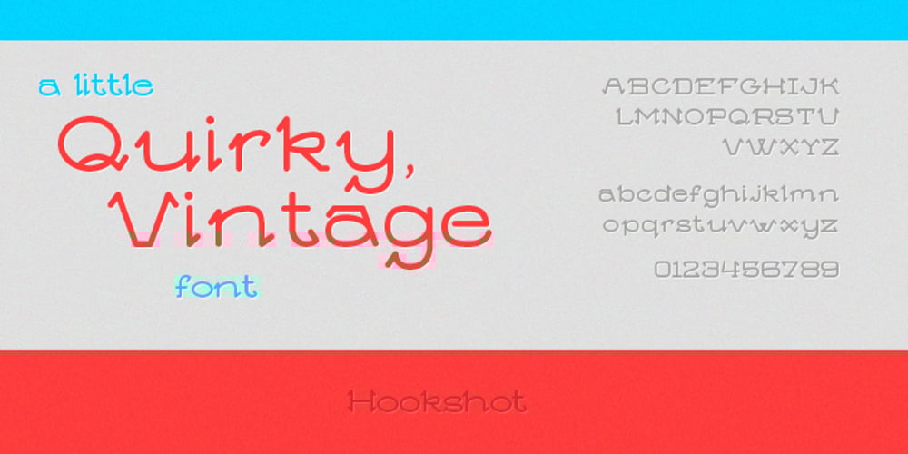 Hookshot font