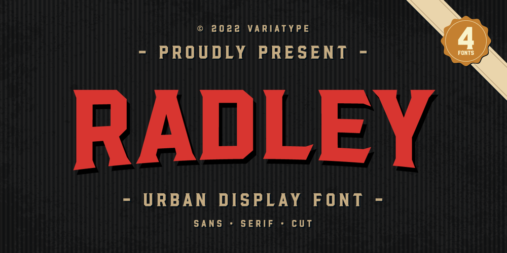 Radley font