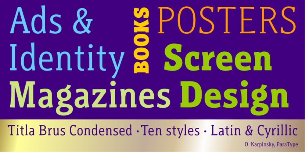 Titla Brus font