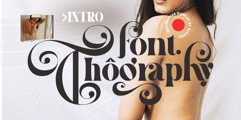Font Thography font
