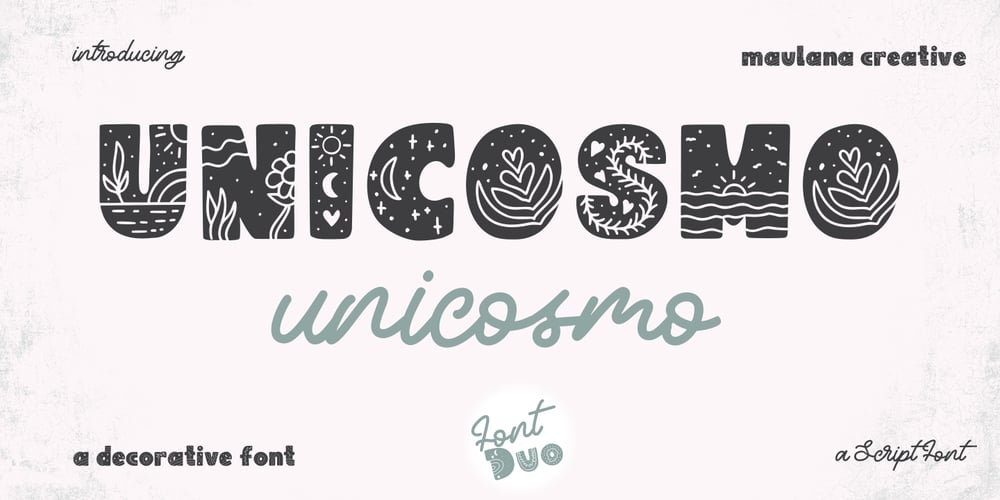 Unicosmo font