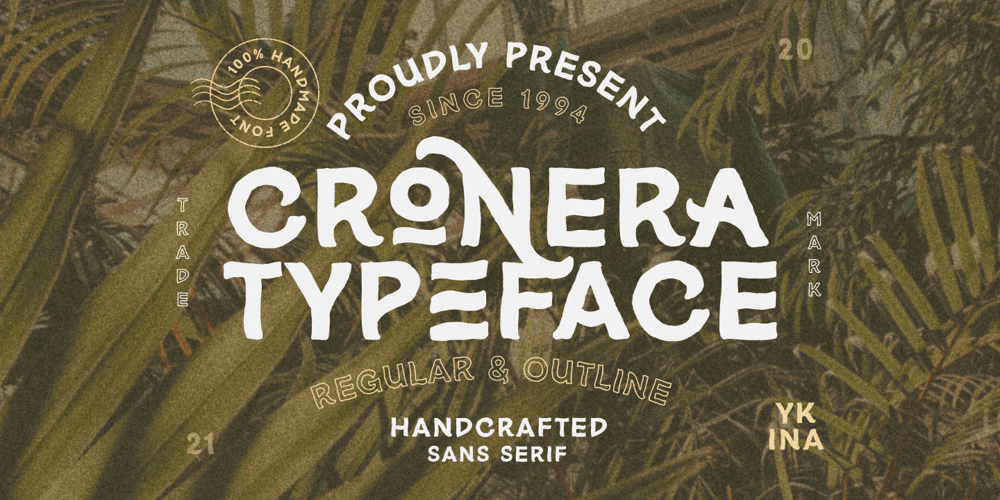 Cronera font