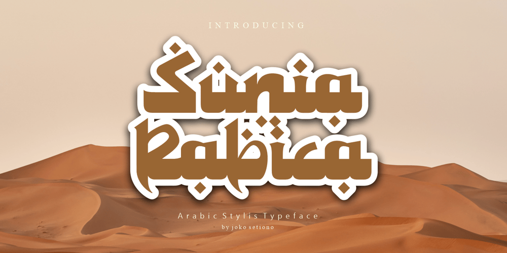 Sunia Rabica font