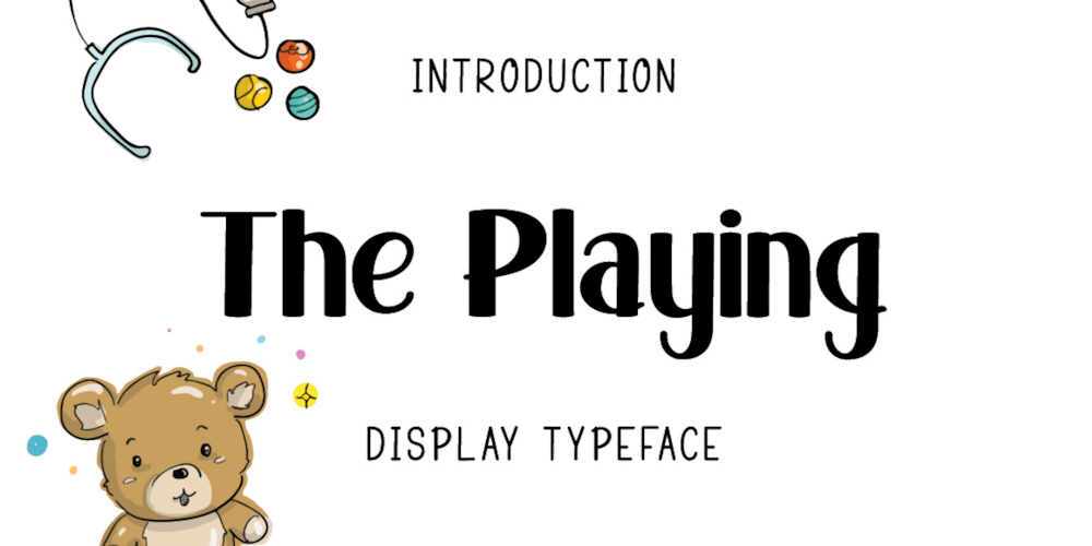 The Playing font