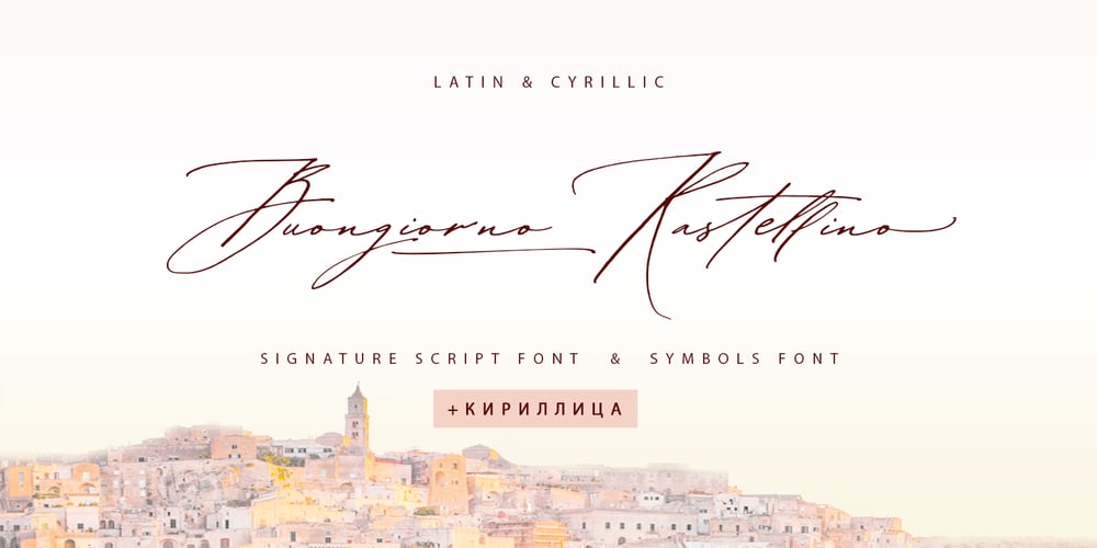 Buongiorno Rastellino Cyrl font
