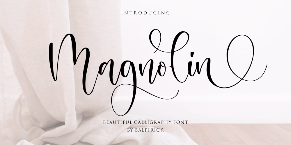 Magnolin font