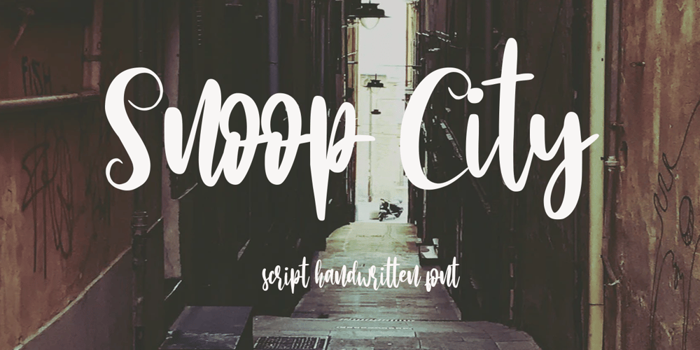 Snoop City font