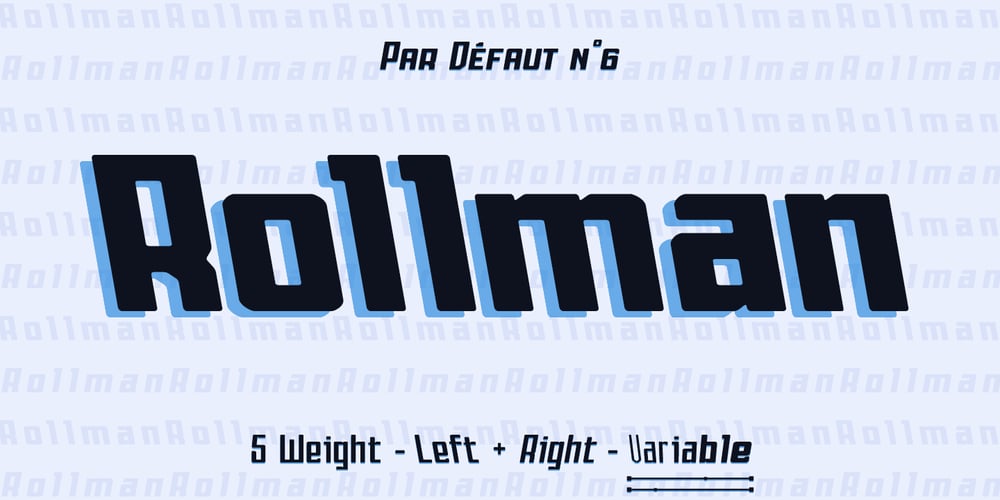 Rollman font