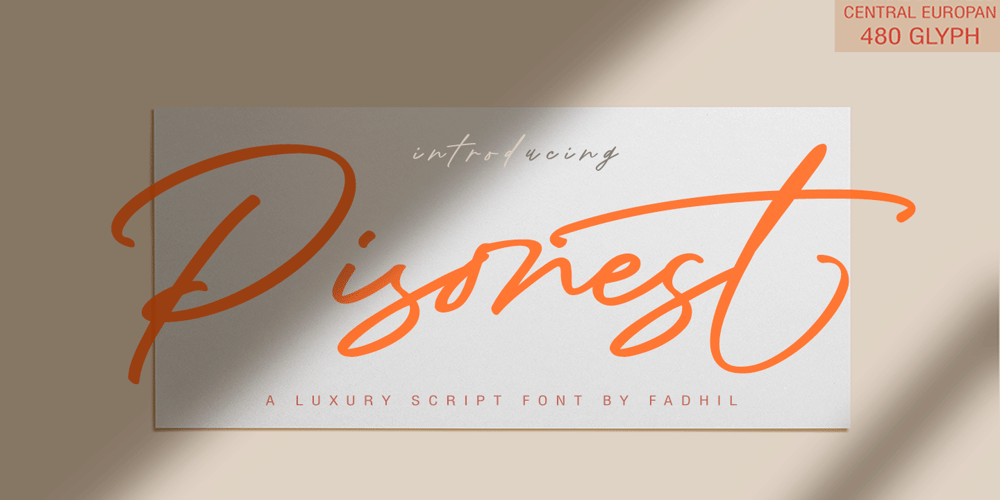 Pisonest font