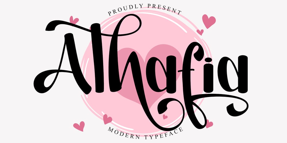 Athafia font