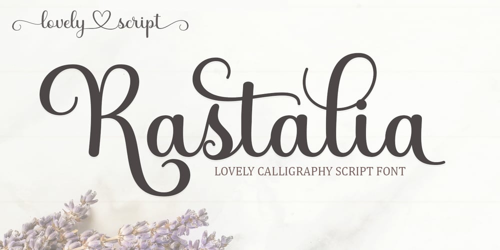 Rastalia font