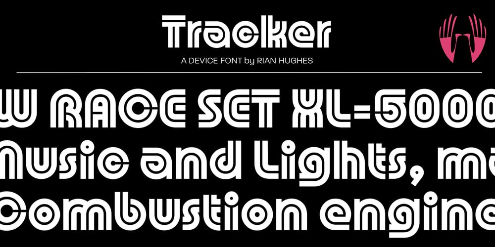 Tracker font