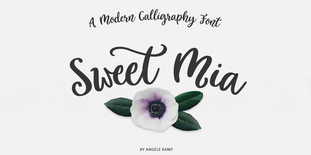 Sweet Mia font