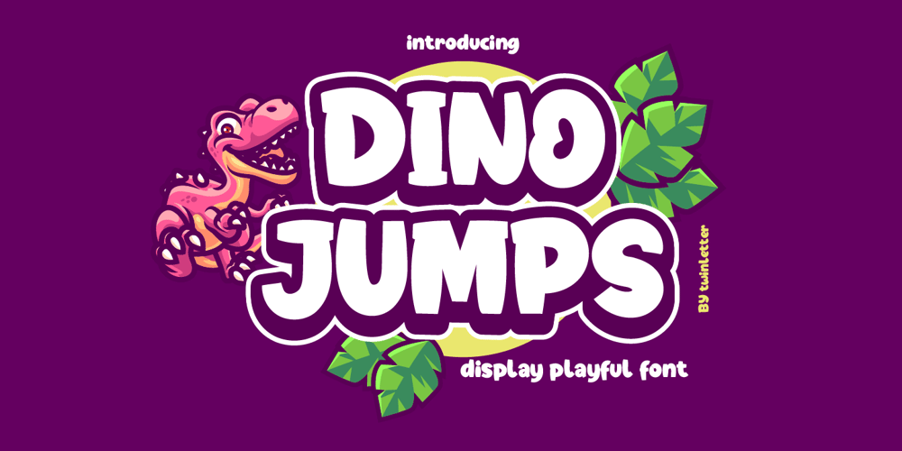 Dino Jumps font