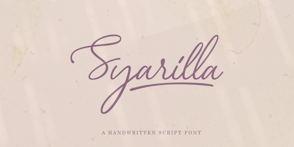 Syarilla font