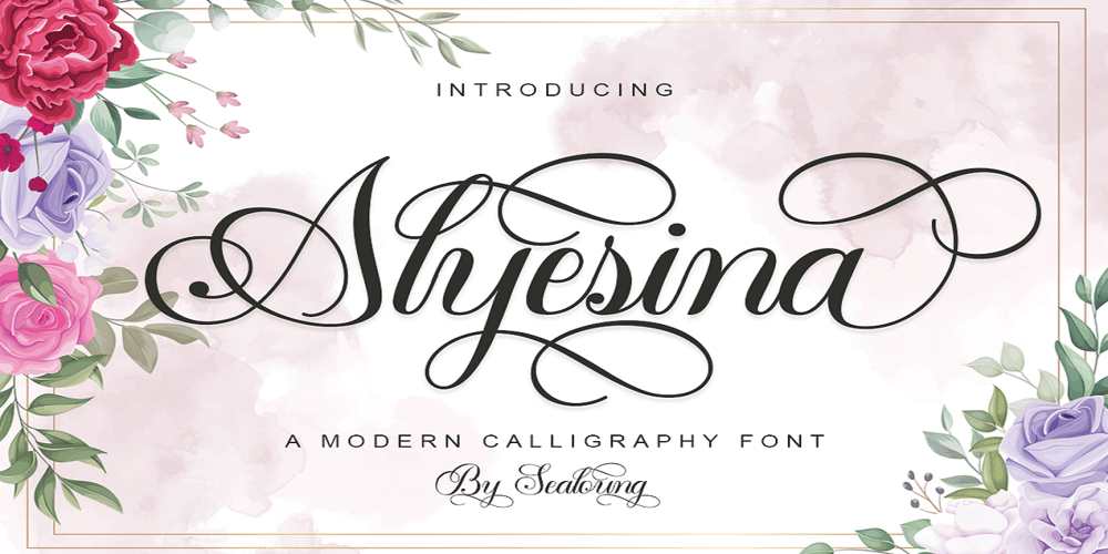 Alyesina font