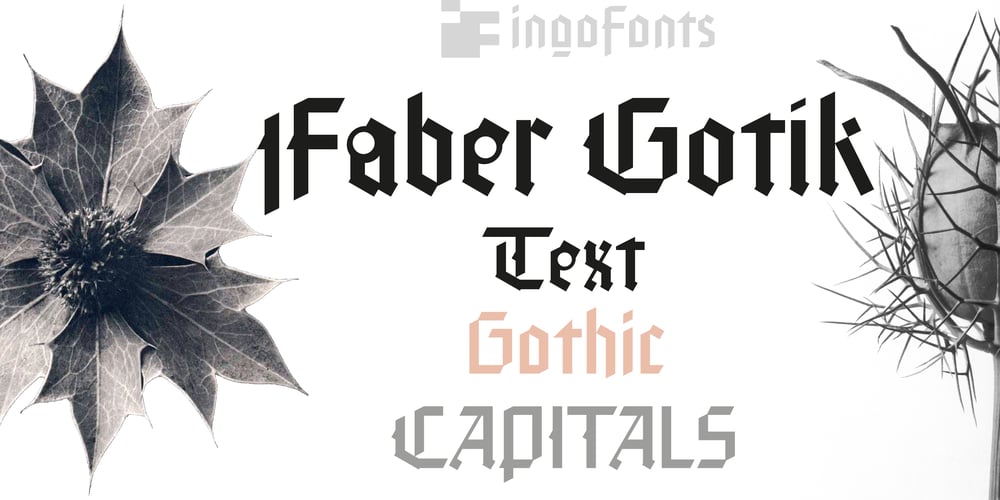 Faber Gotic font