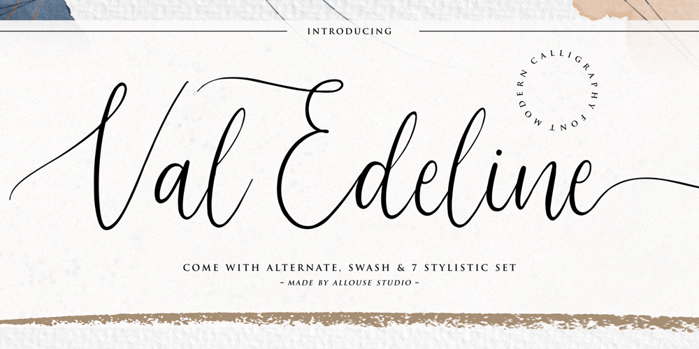 Val Edeline font