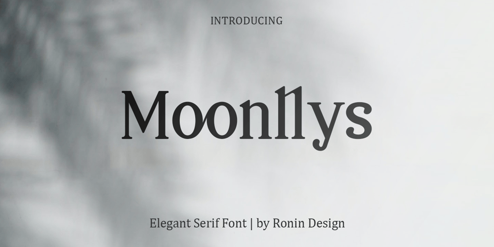 Moonllys font