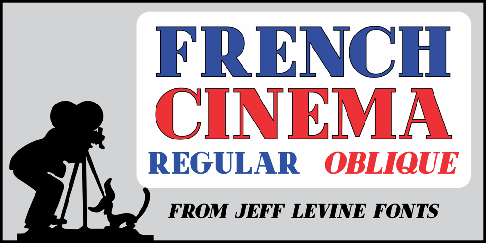 French Cinema JNL font