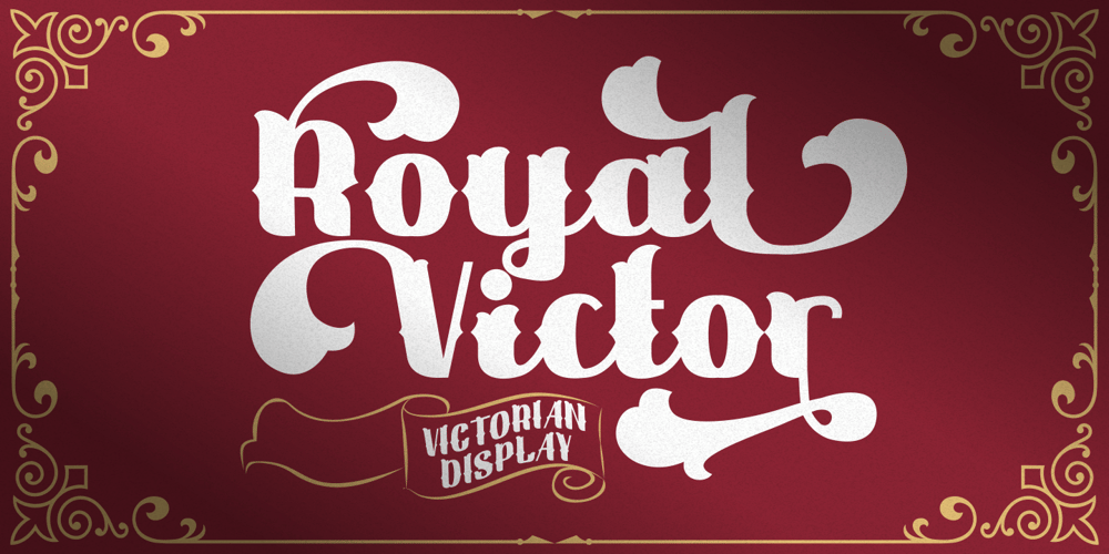 Royal Victor font