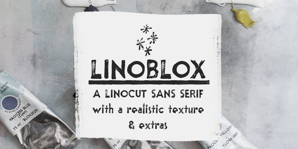Linoblox font