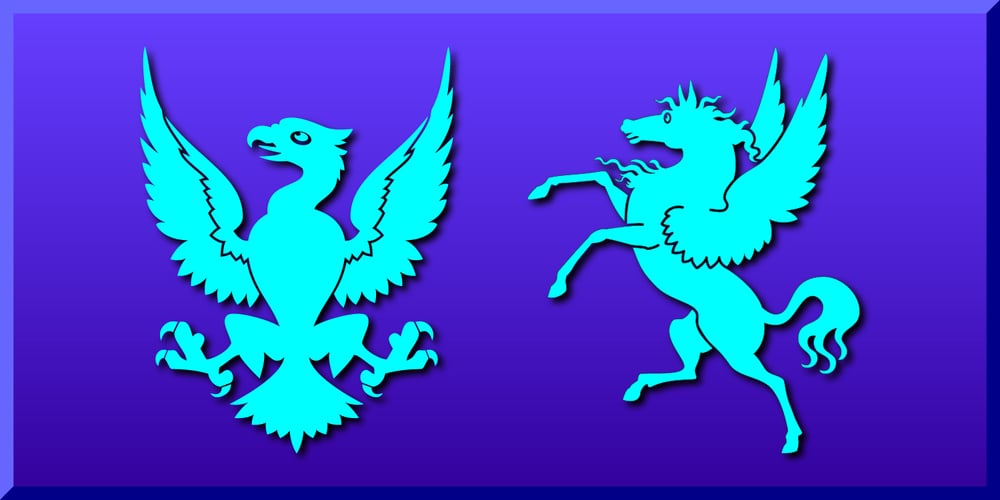 Heraldic Creatures font