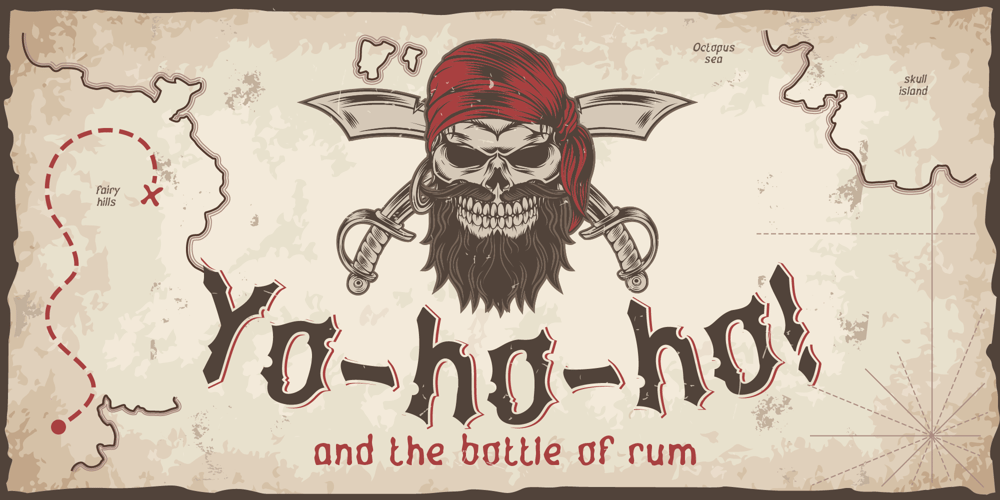 Yo ho ho font