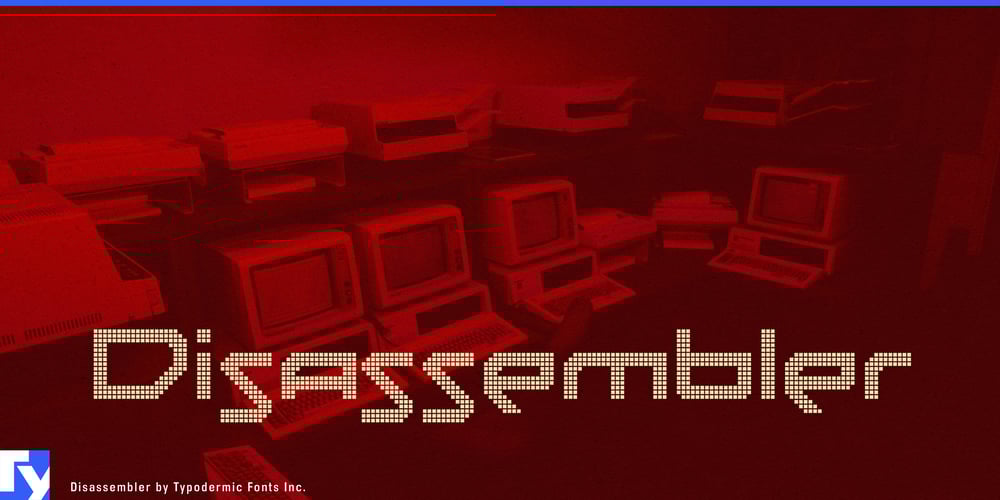 Disassembler font