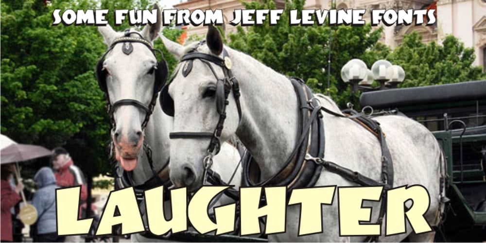 Laughter JNL font