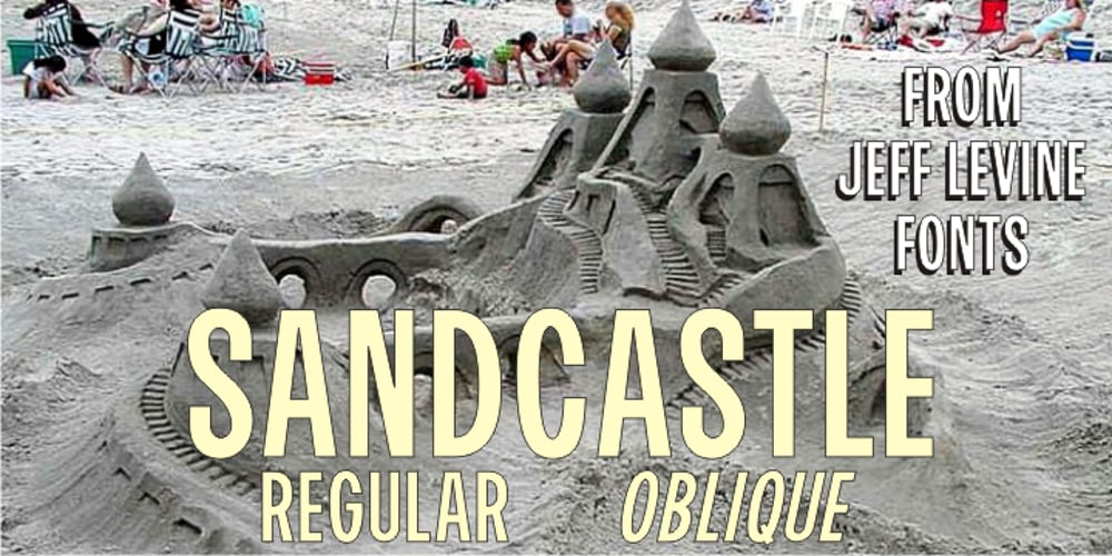 Sandcastle JNL font