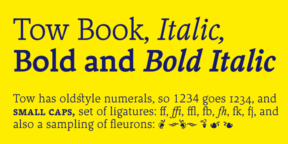 Tow font