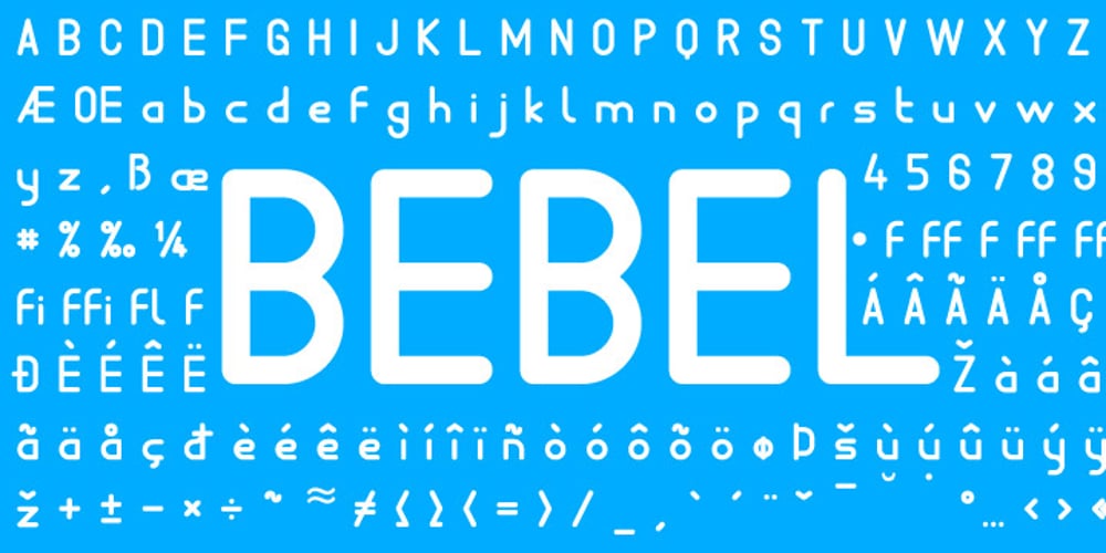 FM Bebel font