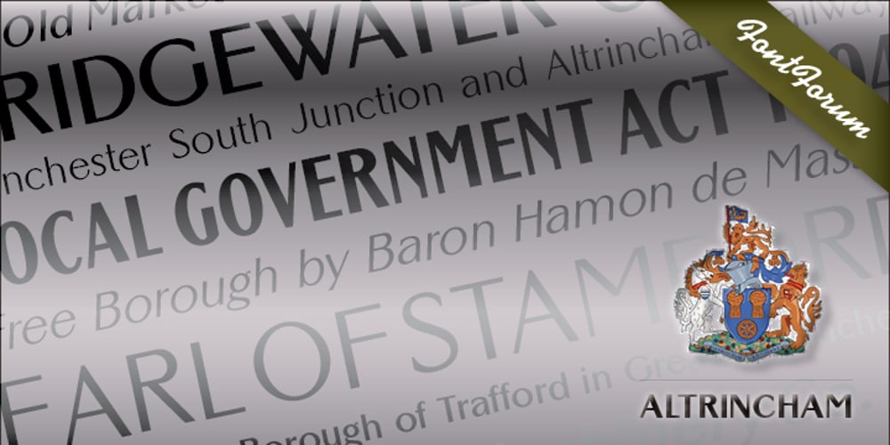 Altrincham font