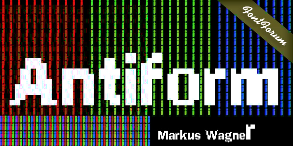 Antiform font