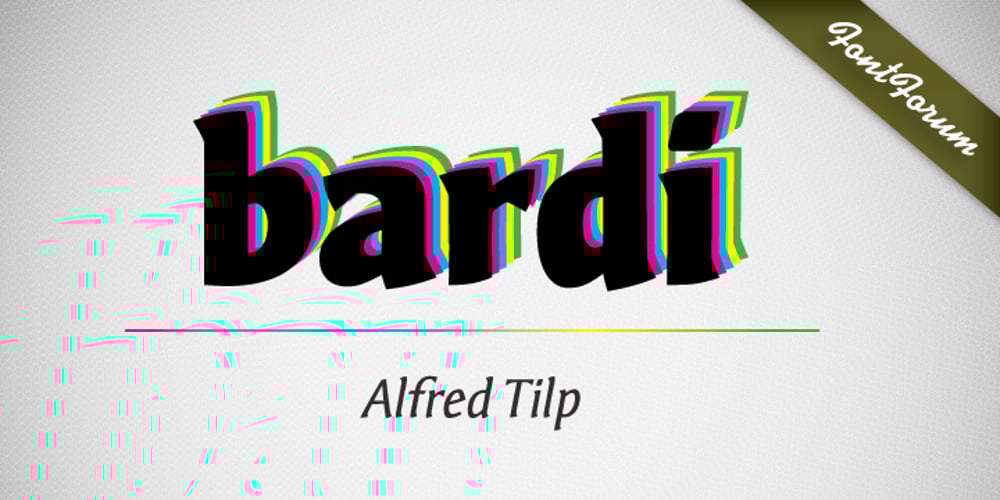 Bardi font