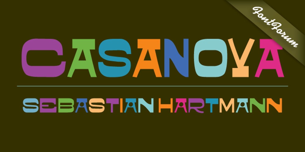 Casanova font